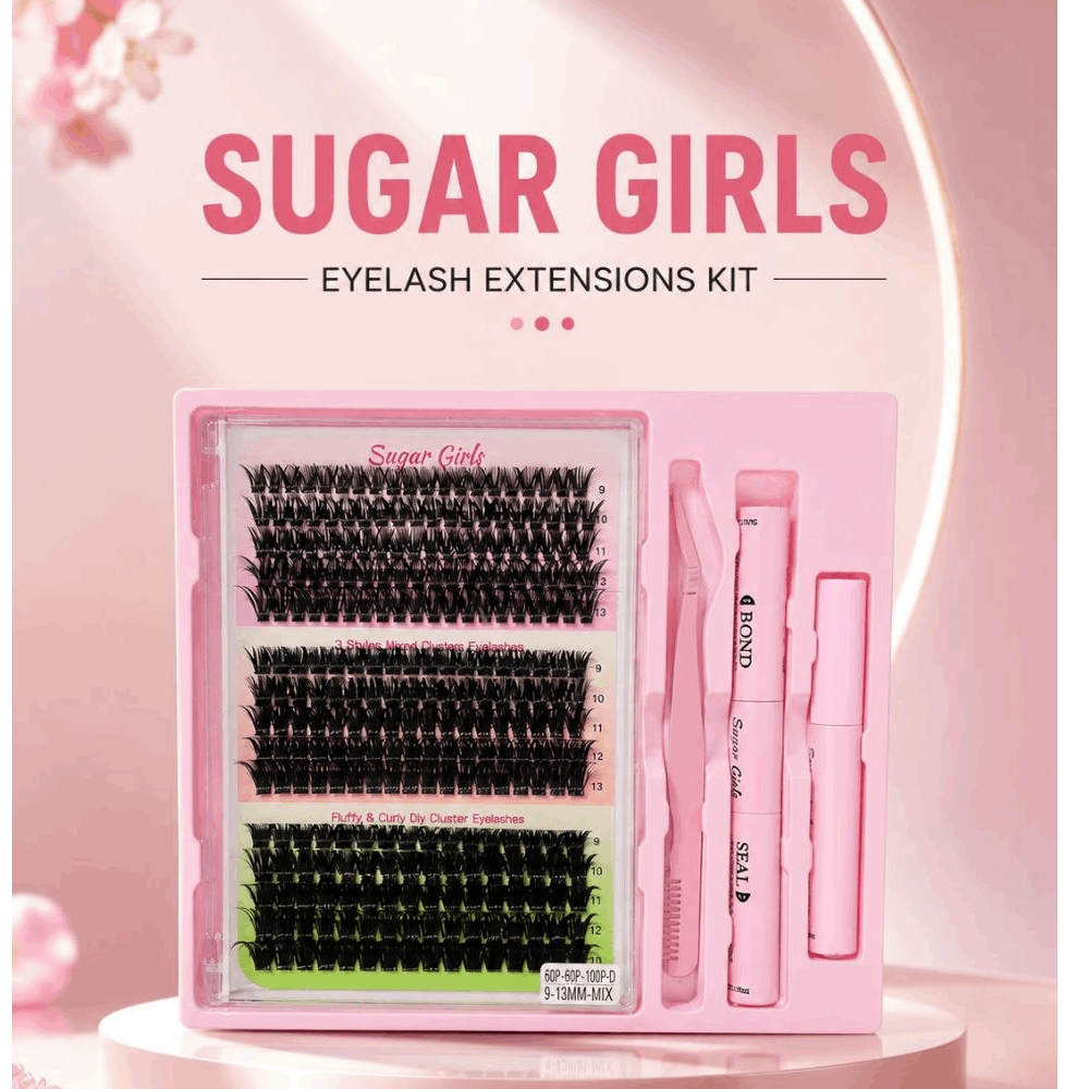 رموش FN-22806  مع لصق وجفت وريموفور