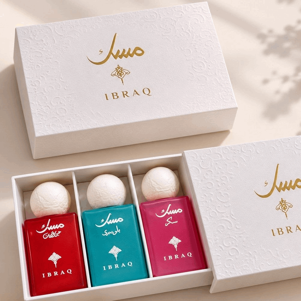 طقم ابراق مسك 3*1