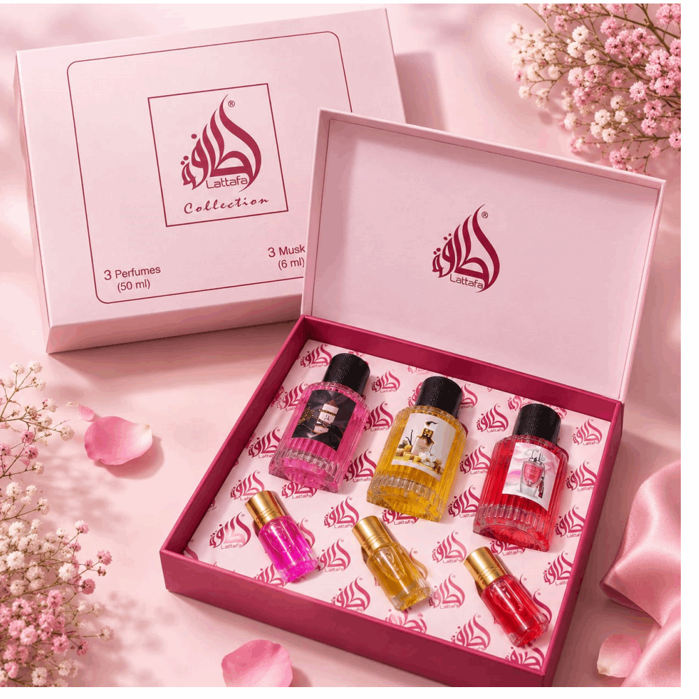 طقم لطافه بينك 6*1
